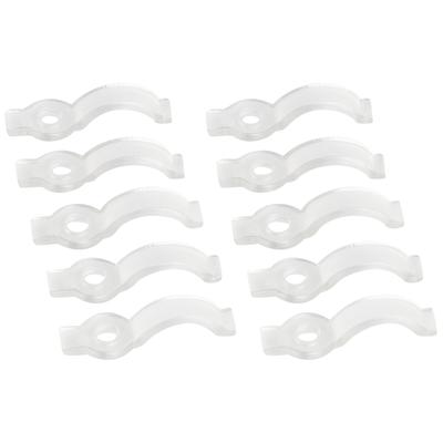 Clear Mounting Bracket Clips for 8mm/10mm Waterproof LED Strip Light SMD3528/5050/5630 (per clip)