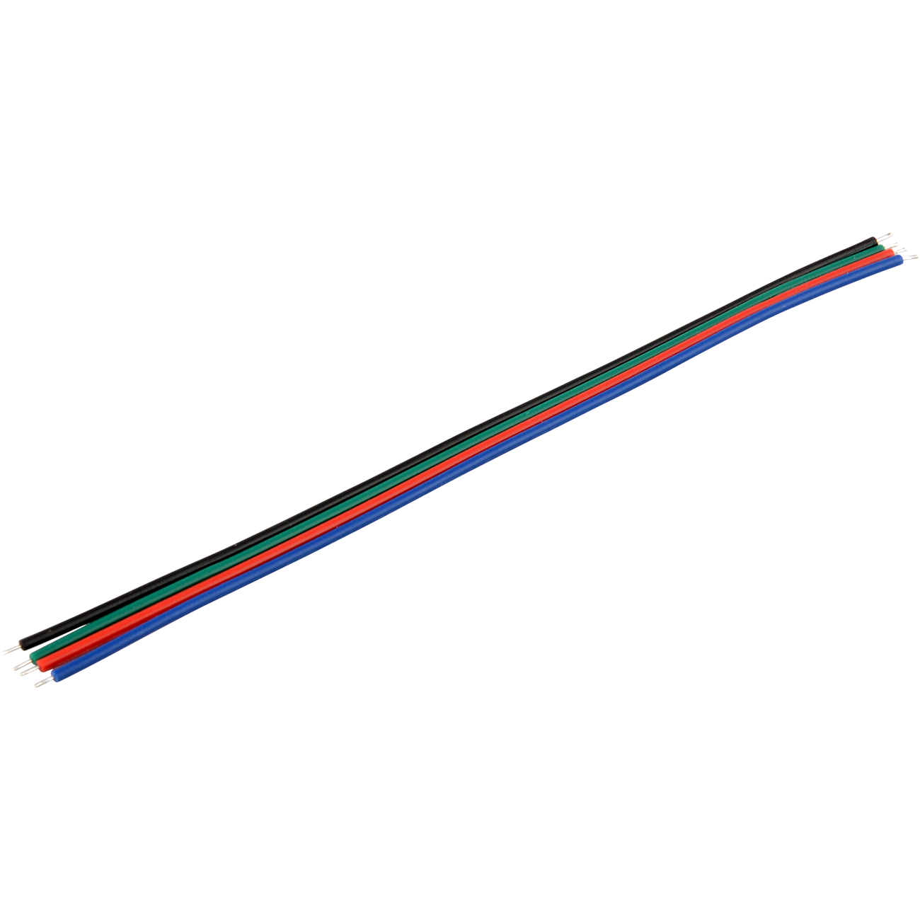 15cm / 6-inch Four Conductor Wire for RGB LED Strip Light, No Connectors