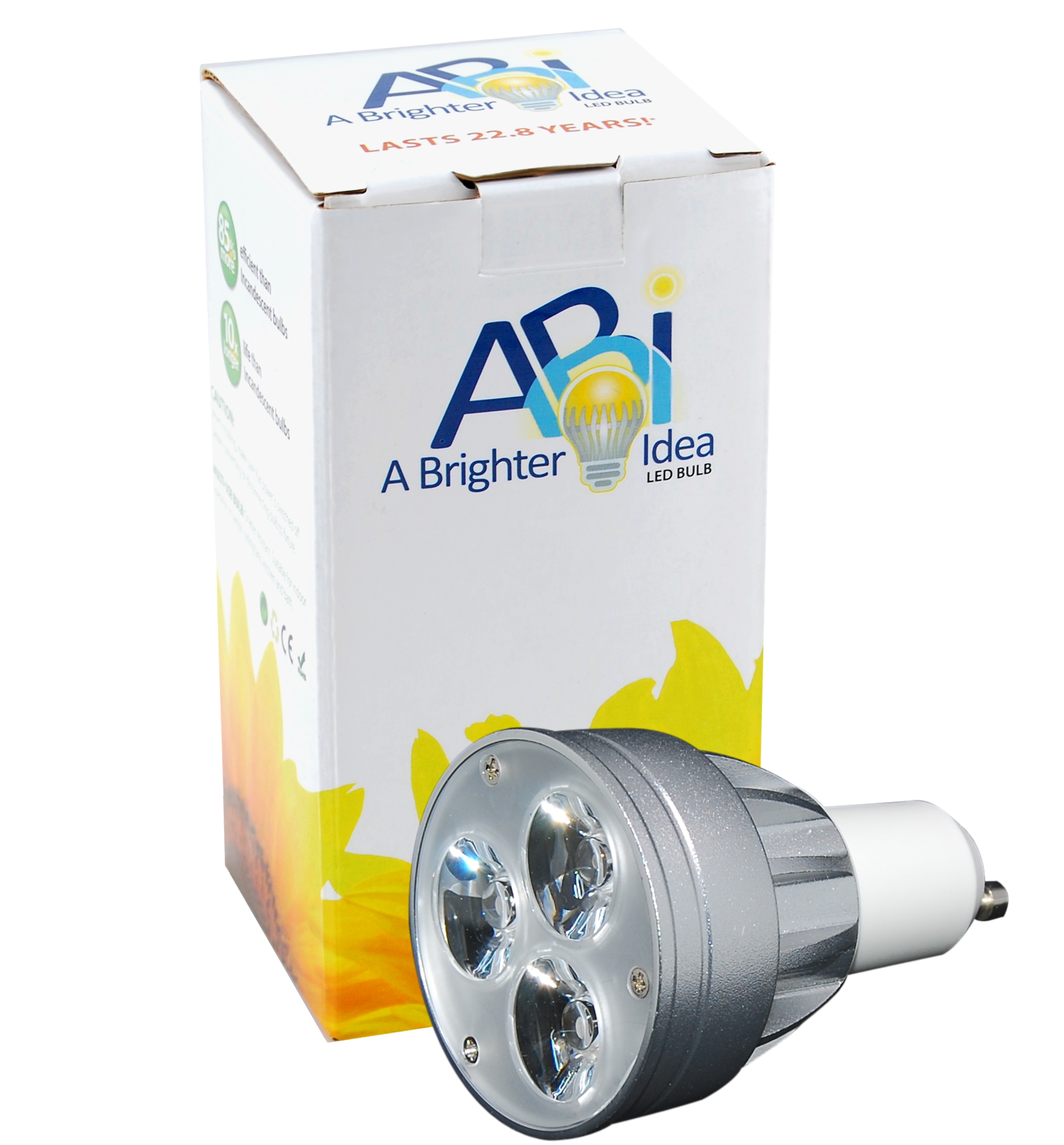 ABI® 6-Watt Dimmable LED Spotlight Bulb GU10 Warm White 60° (40W Incandescent Re