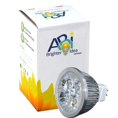 ABI 4-Watt LED MR16 GU5.3 5500K Cool White Track Light Bulb (30W Replacement)