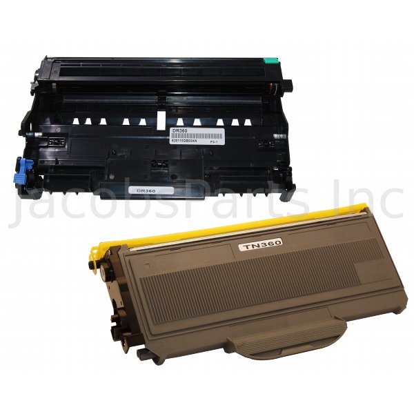 2pc Drum Toner Combo for Brother MFC 7340