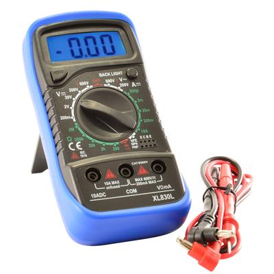 Digital Multimeter AC DC Voltmeter Ammeter Ohmmeter Volt Tester Meter XL-830L