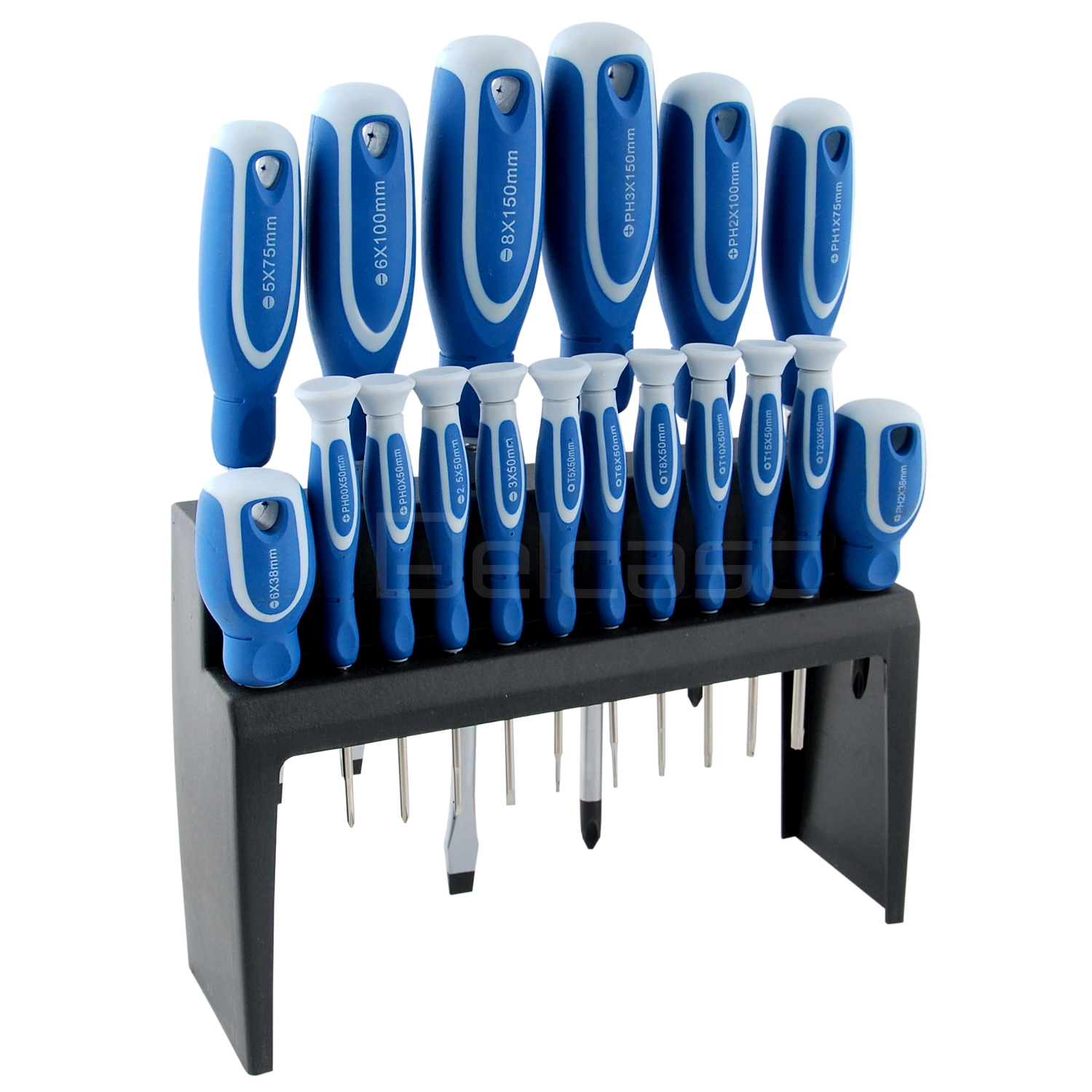 Delcast 18-Piece Screwdriver Set, Standard & Precision Combo