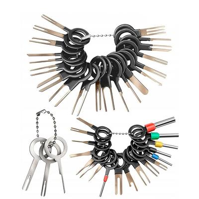 Terminal Pin Removal Tool Kit 41pcs Depinning Electrical Connector Pin Extractor Tool Set Wire Terminal Release for Automotive Car Household Devices