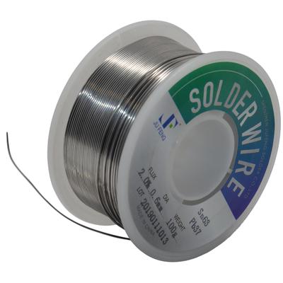 Delcast® 0.6mm Tin Lead 63/37 Rosin Core Soldering Solder Wire - 100g roll