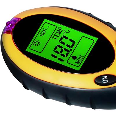 4-in-1 Soil Moisture Meter - Soil Hygrometer for Gardening, Farming, Lawn, Indoor and Outdoor Plants - Digital LCD Sensor Soil Tester for Plant Care - Plant Water Meter - Plant Moisture Meter
