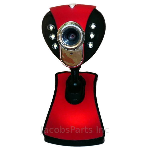 5.0 MegaPixel Laptop PC Video/Camera USB Webcam w/ Clip Stand, Mic & LED Lights