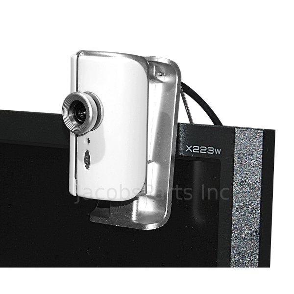 3.0MP MegaPixel Silver & White Laptop PC Webcam Video Camera W/ Clip Stand +Mic